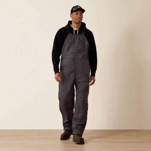 Ariat Men's Large 36-38 Rebar DuraCanvas Stretch Insulated Bib Workwear Overalls